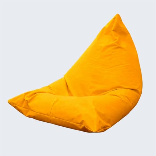 KBZSlyn Waterproof Bean Bag Outdoor Suitable(No Fillers) Waterproof Bean Bag Chair Cover Iant Bean Bag, Pool Bean Bag Waterproof Floating Pool Floating Bean Bag Oversized Relaxation(Yellow)