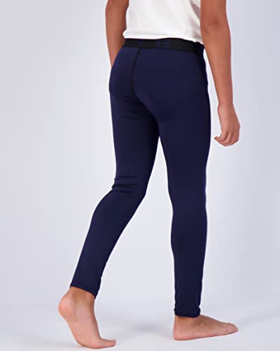 Pacote com 3 itens essenciais reais: calças de compressão para meninos, calças justas para corrida,