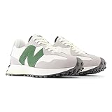new balance 327 - Zapatillas deportivas para mujer, color beige/verde, 41 1/2, blanco verde, 41.5 EU