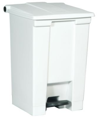 Contenedor de basura Rubbermaid Step-On 12 gal blanco miniatura 6
