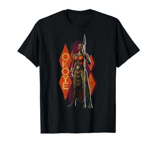 T-shirt Black Panther Okoye Marvel incarnez la force de Wakanda Forever