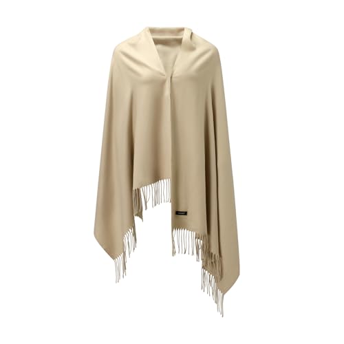 Women's Pashmina Shawls and Wraps: Cashmere Feel Large Scarves Ideal for Evenings, Weddings, Travel, and Office Wear2