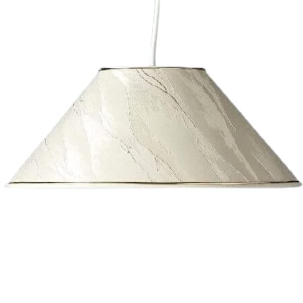 16" (41cm) Cream Iceburg Gold Ring Table Lamp Shade & Ceiling Coolie Light Shade