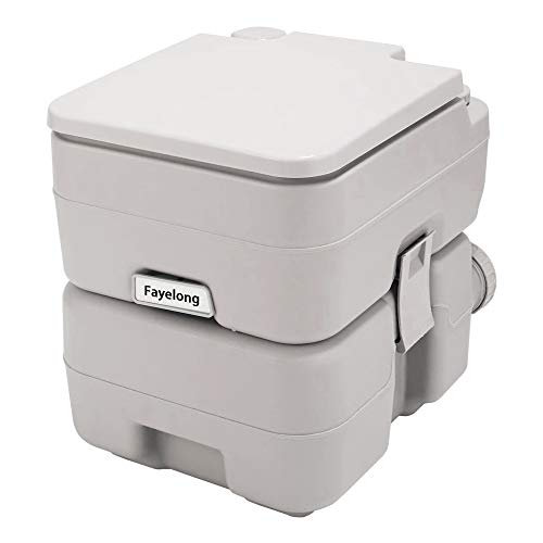 Toilette portable flush Fayelong 20L pour camping car et randonnée plein air