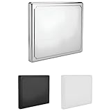 HOMELAY Tapa encimera gas. Tapa vitroceramica con ancho máximo de 58 cm. Cubre fuegos Cocina de gas de Acero inoxidable, blanco o negro.