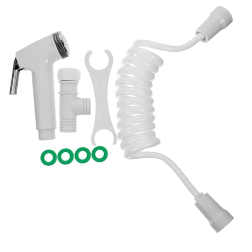 POPETPOP Toilet Sprayer Kit Handheld Bidet Sprayer No Tools Needed Abs Plastic Flexible Hose