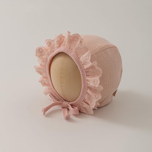 Princess Lace Hat Toddler Spring Sun Hat Little Girl Infant Soft Lace Up Hat Cotton Bonnet Baby Sun Protections Hat3