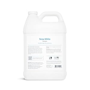   Veterinary-Formula-Smart-Coat-Complex-Snow-White-Shampoo-for-Dogs-and-Cats-128-Fl-oz-1-Gal--Gently-Remove-Stains-Yellowing-Without-BleachPeroxide--Cleans-Deodorizes-Brightens-White-Coats