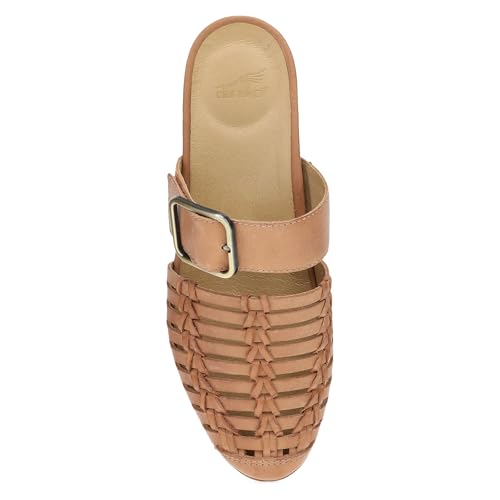 Dansko Leilani Huarache Mules for Women – Comfortable Flat Shoes with Arch Support – Lightweight Rubber Outsole3