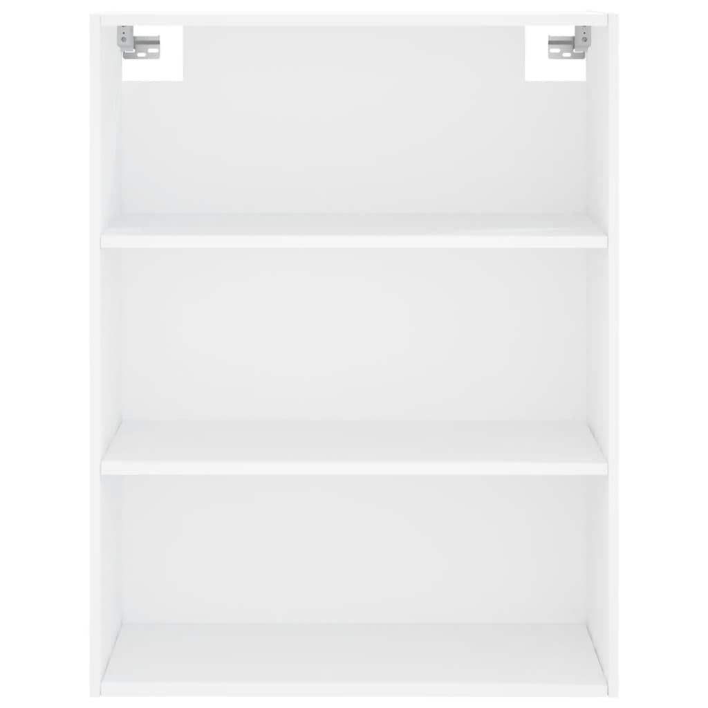 Highboard - Armario de madera (69,5 x 34 x 180 cm), color blanco