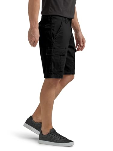 Image of AVANOVA Men's Cargo Shorts with Elastic Waist - Lightweight Cotton Casual Summer Shorts for Gym, Travel & Outdoor Wear | Multi-Pocket Comfy Fit Dailywear Bottoms ((Shorts 264)