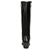 Naturalizer SOUL Women's Zoya Fashion Boot Black Faux Leather 10 W