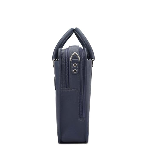 Image of Da Milano Leather Laptop Bag for Men & Women - Fits Up To 15 inch Laptop (1986A)