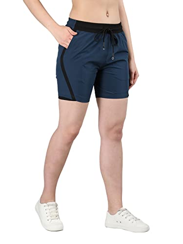 Image of CHKOKKO Summer Basketball Sports Workout Gym Training Wear Shorts for Women