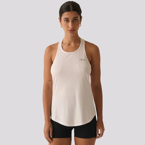 Regata Feminina Fila Basic Sports Iii, Branco/Prata, Gg