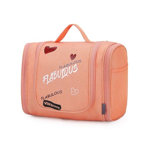 Wind Took Kulturbeutel Damen Kulturtasche zum aufhängen Jungen Kosmetiktasche Waschbeutel Koffer Waschtasche Reise Toilettentasche Schminktasche für Herren, 24x12x21 cm