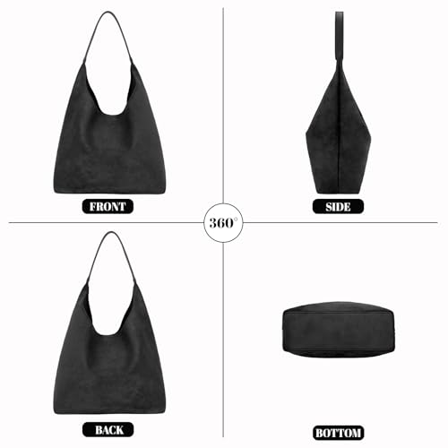 Bolso Suede Hobo para Mujer Trendy Tote y Shoulder miniatura 6