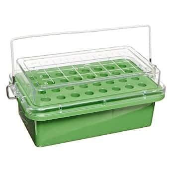 Cole-Parmer Mini-Cooler, 0°C, 0.5-2mL, 12-Place, Green