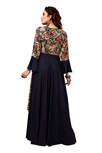 Image of madhuram textiles Women's Rayon Anarkali Kurta