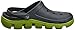 Crocs Women's Duet Sport Clog, Graphite/Volt Green, 12