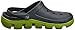 Crocs Women's Duet Sport Clog, Graphite/Volt Green, 10