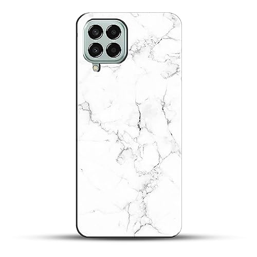 Image of COLORflow Back Cover Compatible with Samsung Galaxy M12 / A12 / F12 | Beautiful White Marble | Designer Printed Hard CASE Bumper Back Cover Compatible with Samsung M12 / A12 / F12