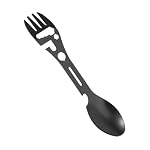 Generic – 10-in-1 Edelstahl schwarz Multi-Toolöffner - Ultimativer Out
