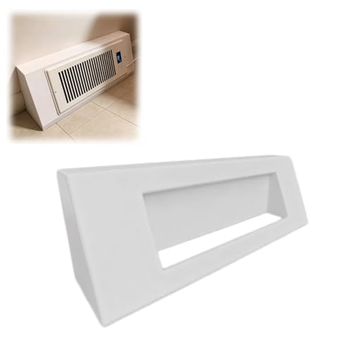 Baseboard Register Booster Fan Cover Compatible with Howeall 4x12 Register Booster Fans 18 Inch Vent Fan Protective Cover with Airflow Support Design for Indoor Vent Register Use