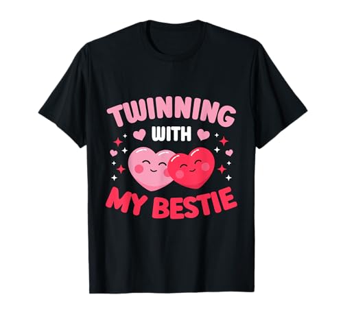 Twins Day Friends Matching Twinning Bestie T-Shirt