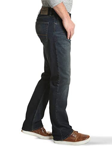 Wrangler Authentics Men's Premium Relaxed Fit Boot Cut Jean, Dirt Road, 36W x 30L