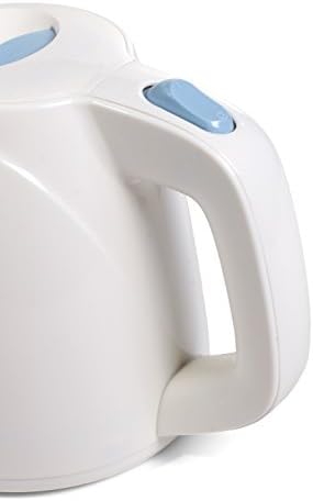 Igenix IG7458 Cordless Electric Compact Jug Kettle, Easy Open Lid and Removable, Washable Filter for Easy Cleaning, 2200 W, 1 Litre, White