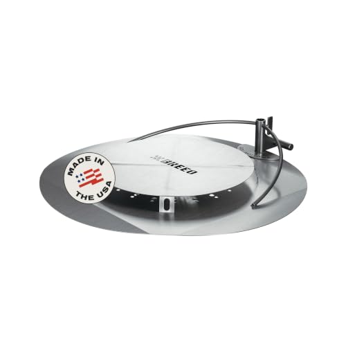 Breeo Outpost Heat Deflector X24 - Stainless Steel, USA Made