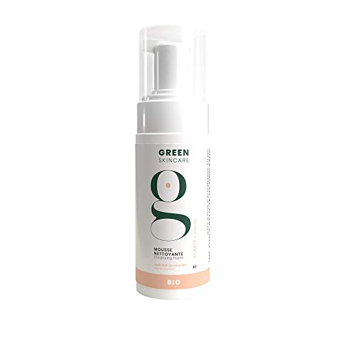 Mousse nettoyante rose bio 130 ml nettoyant visage profondeur