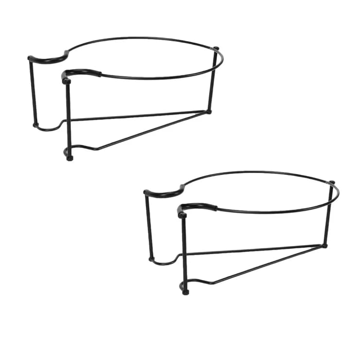 zeryor - Supporto per piante in metallo da appendere, portavasi per ringhiera per balcone esterno, recinzione, terrazzo, veranda, supporto in ferro staccabile per piante piccole (2 pezzi)