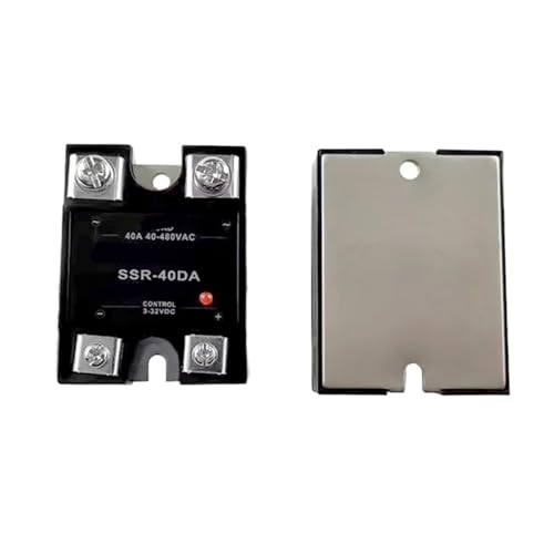 Relais statique SSR-80DA thyristor monophasé entrée 24VDC sortie AC 80A pour tableau électrique