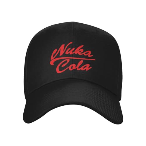 Image of Nuka Drink Cola Baseball Cap Adjustable Golf Dad Hat men , top(Black)