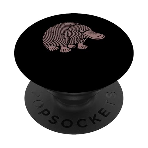 Platypus Wildlife Animal Duckbill - Fingerprint PopSockets Swappable PopGrip