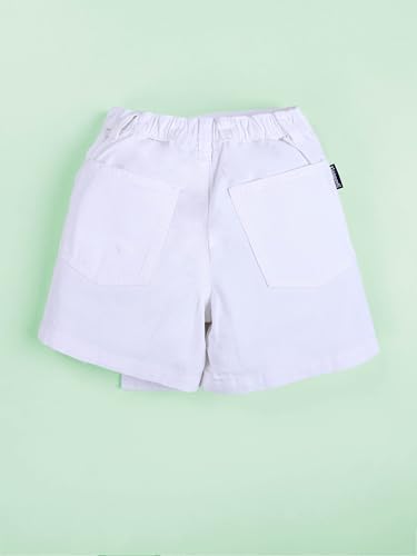 Image of KiddoPanti Girls Denim Over Lap Shorts