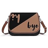 Mode & Unique : le sac besace femme est équipé d'une bandoulière réglable, le rabat est imprimé avec des motifs exquis, avec des couleurs vives et un style individuel.