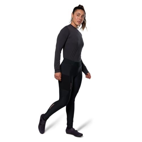 PEARL IZUMI Meia-calça feminina de ciclismo AmFIB, bolsos cargo laterais, interior de lã escovada pa