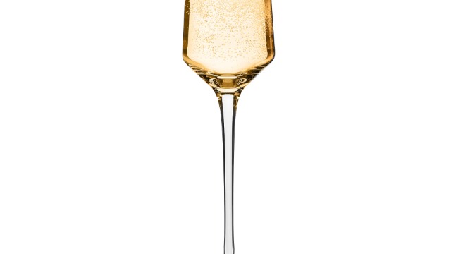 ELIXIR GLASSWARE Classy Champagne Flutes - 8 oz - Set of 4 Elegant Flute Wine Glasses - Hand Blown Crystal Champagne Glasses - Wedding Gifts for Couples, Engagement Gift, Housewarming Gifts