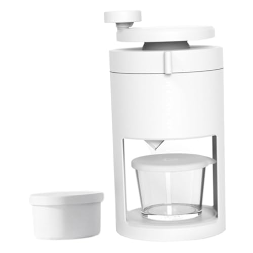 KOCKSHION 手動ポータブルアイスクラッシャー 軽量コンパクト 家用氷削り機 かき氷機対応 簡単操作 解洗浄可能 キャンプやパーティーに