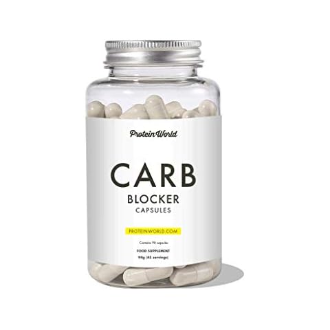 Protein World - Carb Blocker Capsules - Appetite Suppressant & Carb Blocker for Weight Loss 1 Month Cover