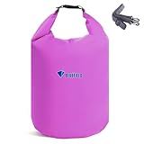 TRIWONDER ドライバッグ ドラム型 プール ウォータープルーフ 防水 防災 スタッフバッグ 2L 4L 10L 20L 40L (パープル, 4L)