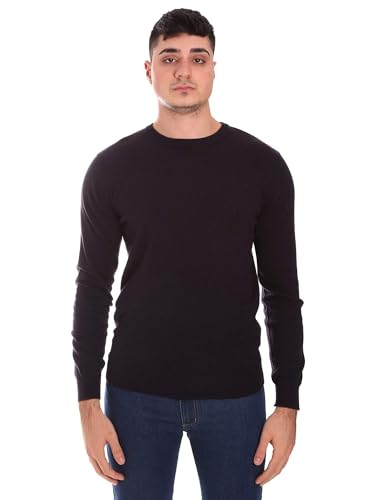 Frankie Morello pull homme bleu marine idéal pour un look casual chic au bureau