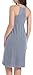 SUIEK 3-Pack Maternity Nursing Nightgown Breastfeeding Tank Tops Pregnancy Sleepwear (Medium)