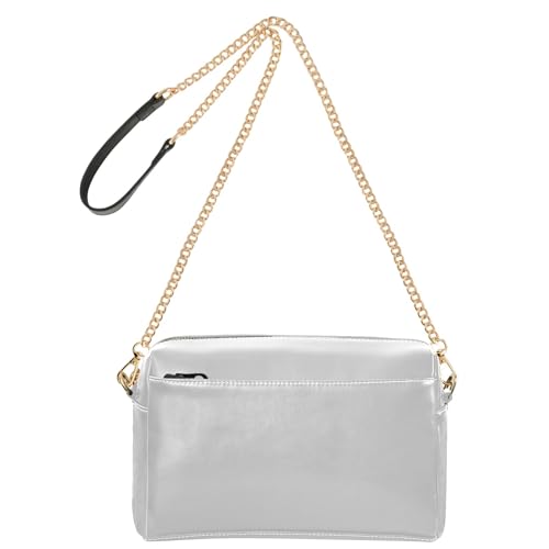 Joitme Light Gray Crossbody Purse for Woman Bags PU Leather