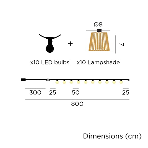 Newgarden Okinawa Ghirlanda A 10 Luci Solare - 5