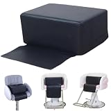 Salon Booster Seat for Kids, PU Leather Barber Booster Seat for Salon Chair Hair Stylist, Multifunctional Chair Black