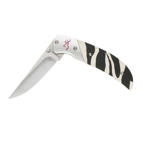 BrowningPrism II Zebra Safari Knife Md: 322776B